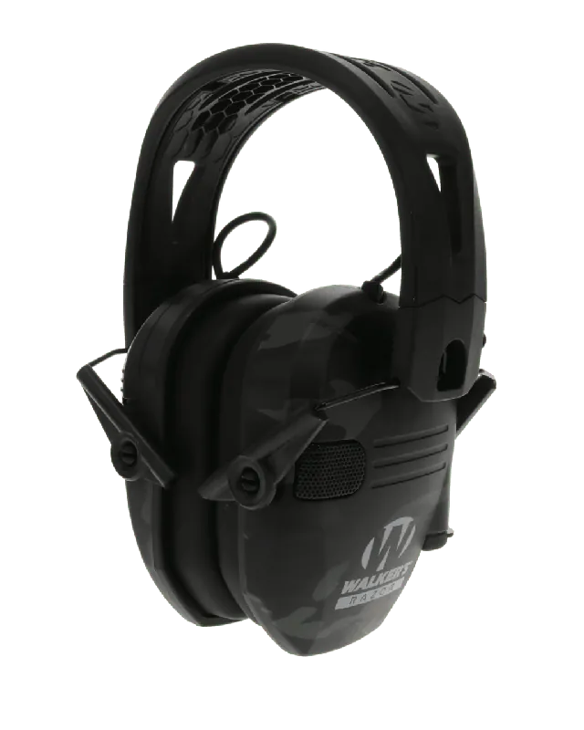 Multicam Grey Camo Razor Tacti-Grip Ear Muffs by Walker‘s Game Ear