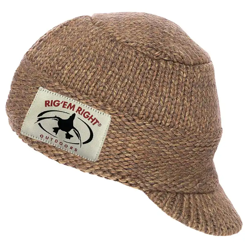 Adult Heavyweight Billed Knit Beanie by Rig Em Right