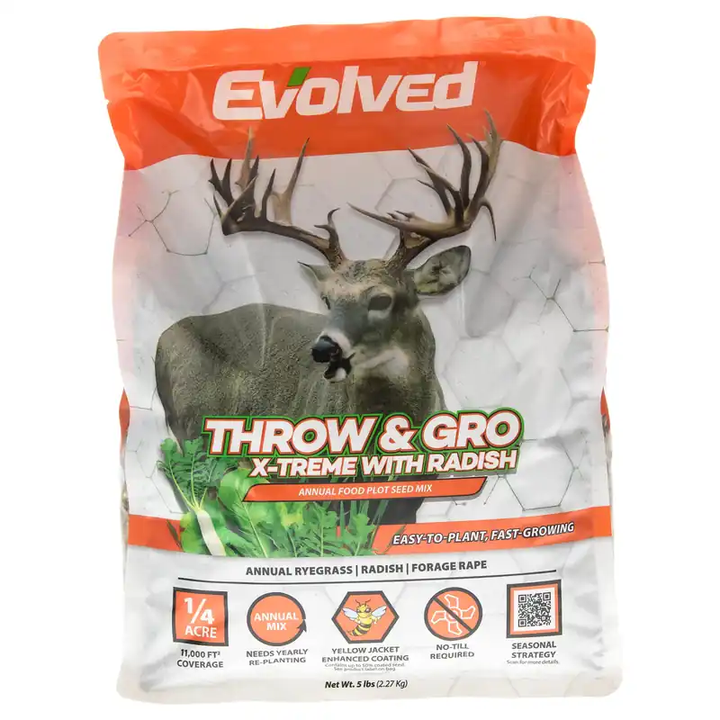 Throw & Gro Radish Extreme 5lb Bag by Evolved