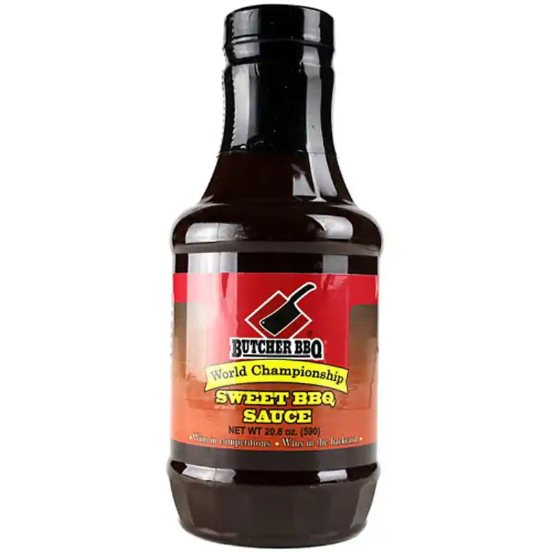 18 oz Sweet BBQ Sauce Bottle by Butcher BBQ