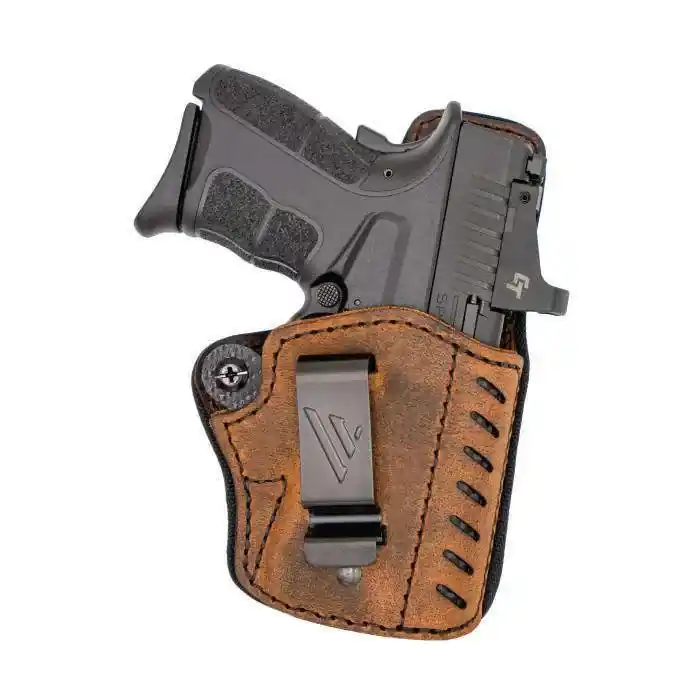 Size 1 Comfort Flex Inside the Waistband Right Handed Deluxe Leather Holster by Versa Carry