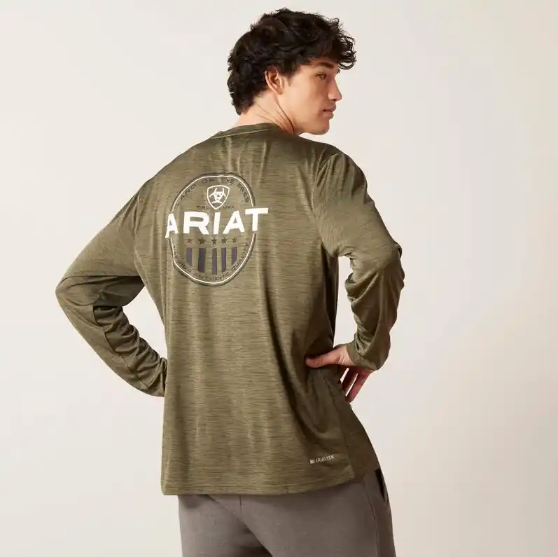 Charger Roundabout Long Sleeve Tee Shirt by Ariat