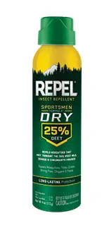 Repel Sportsmen Formula Dry 25% DEET