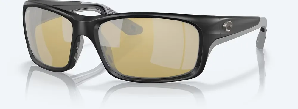 Jose Pro Matte Black Sunglasses with Sunrise Silver Mirror Polarized Glass by Costa Del Mar
