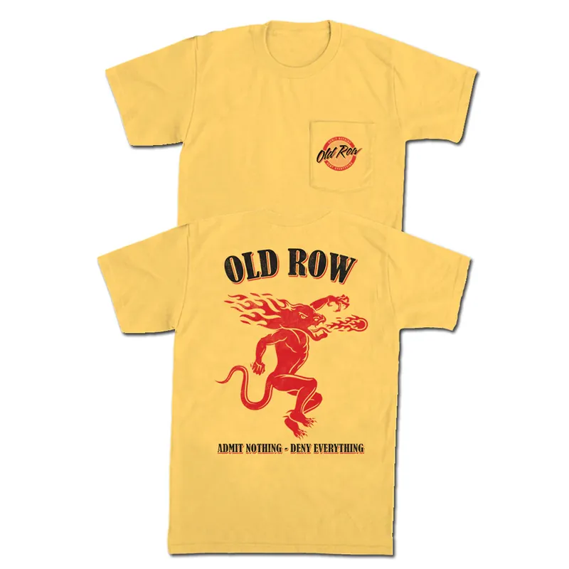 Men‘s Spicy Shot Pocket Short Sleeve Graphic Tee Shirt by Old Row