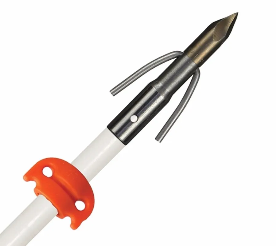 Chaos FX Fiberglass Arrow in White by AMS Bowfishing