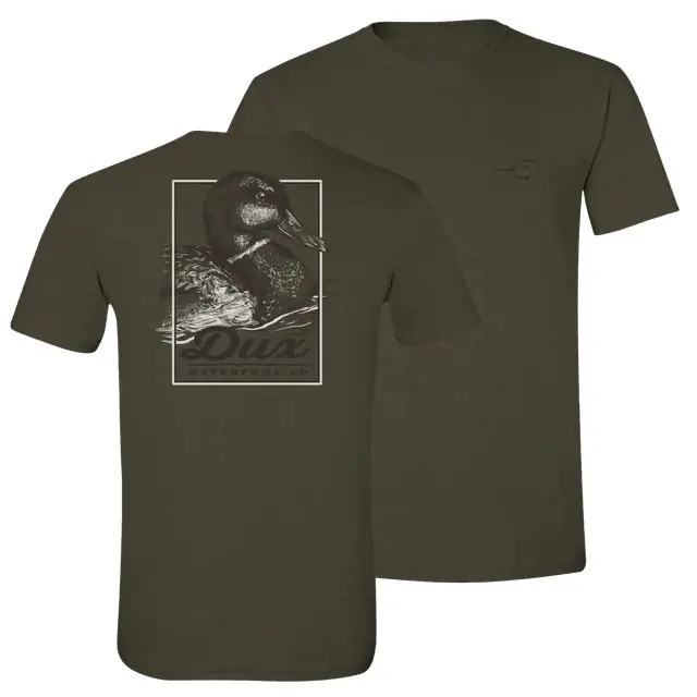 Men‘s Flying Mallard Graphic Short Sleeve Tee Shirt by Dux
