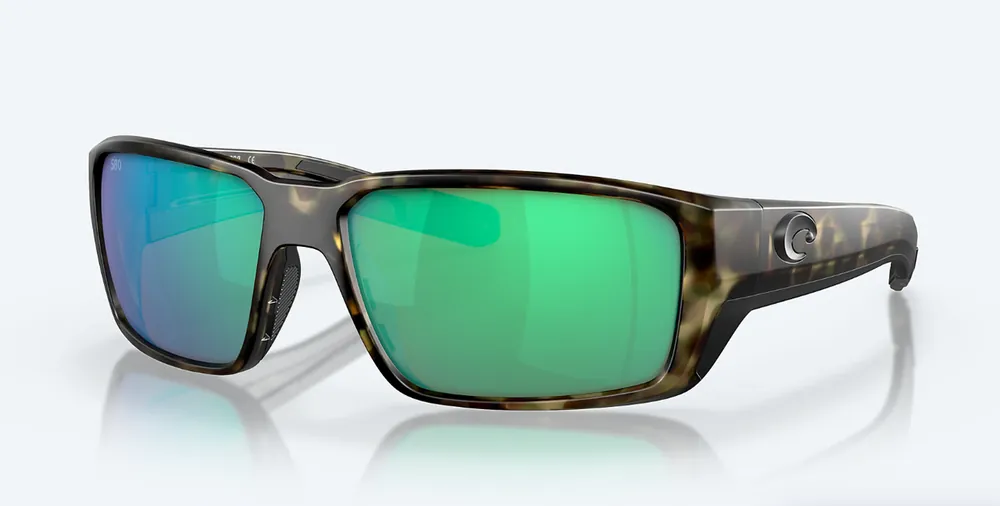 Fantail Pro Matte Wetland with Green Polarized Glass by Costa Del Mar