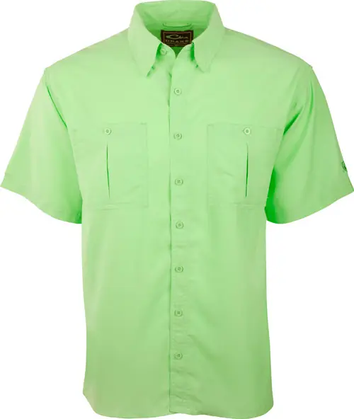 Drake Men‘s Vented Back Flyweight Short-Sleeve Shirt