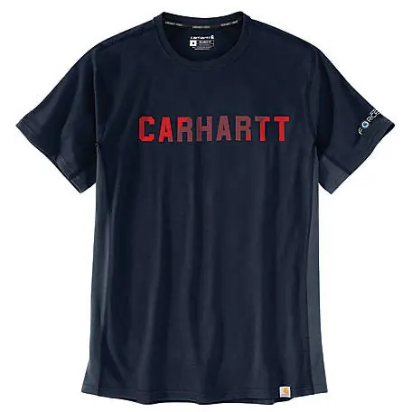 Logo Force Relaxed Fit Midweight Short Sleeve Tee Shirt by Carhartt