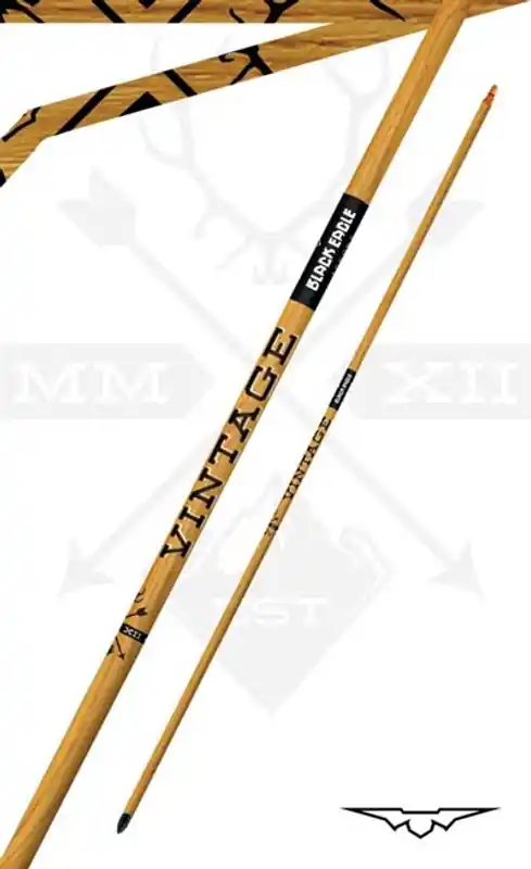 .005" Vintage Tradtional Shafts by Black Eagle Arrows