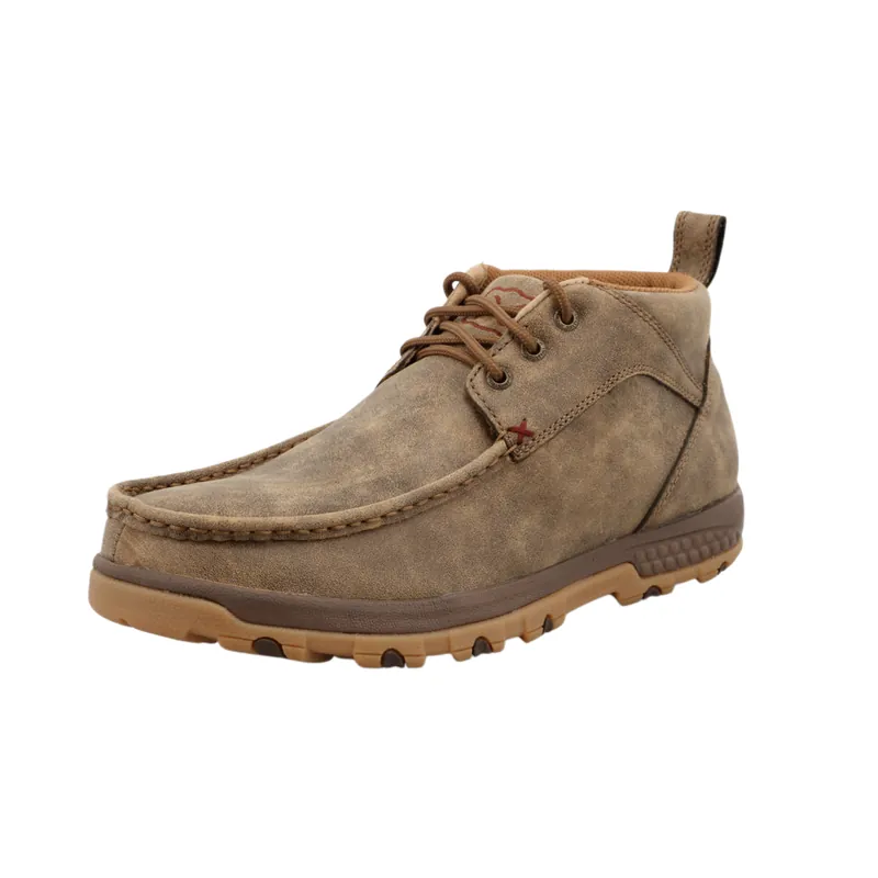 Men‘s CellStretch Chukka Driving Lace Up Moccasins by Twisted X