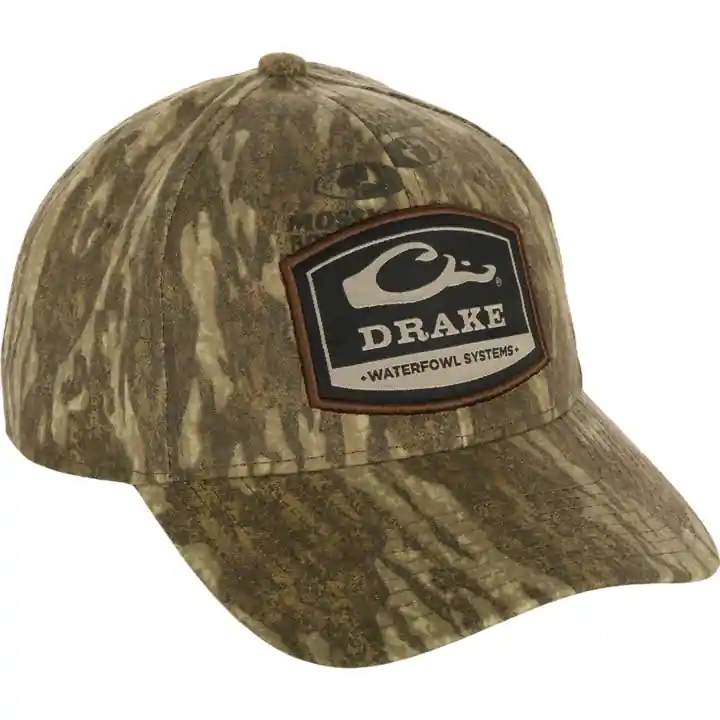 Men‘s Camo 6 Panel Badge Snapback Mesh Cap by Drake