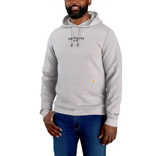 Force Relaxed Fit Light Weight Logo Graphic Hoodie by Carhartt