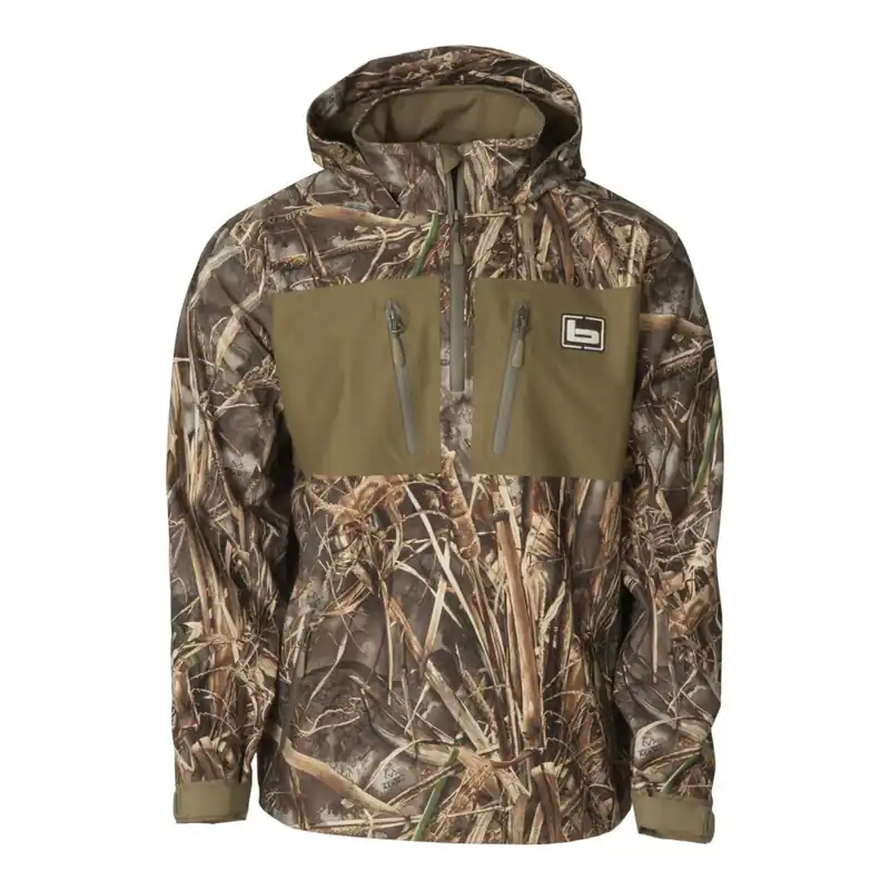 Quarter Zip Waterproof Hooded Pullover by Banded