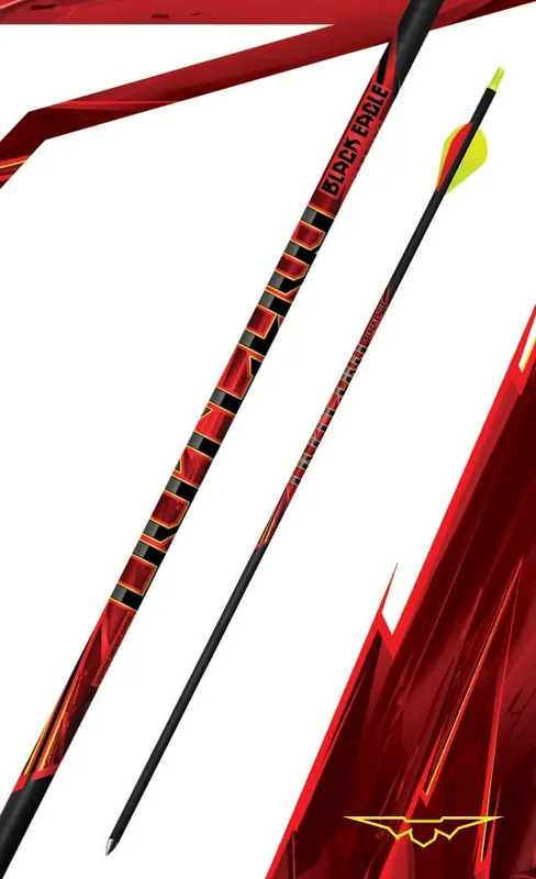 .005" Outlaw Fletched Arrows by Black Eagle Arrows