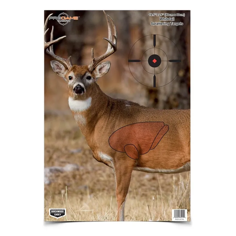 16.5x24 Pregame Whitetail Rifle Target - 3 Pack by Birchwood Casey