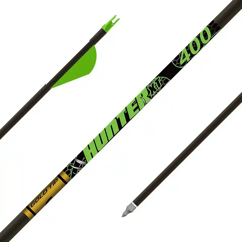 Hunter XT Arrow with 2 Inch Raptor Vanes by Gold Tip