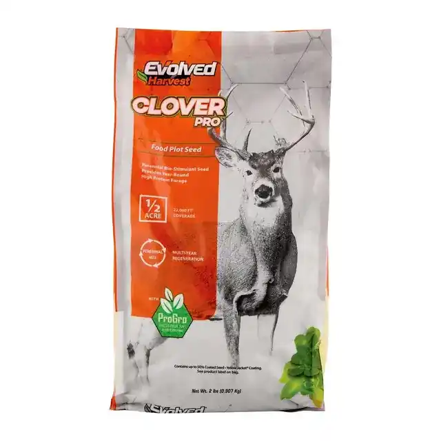 2lb Clover Pro Deer Food Plot Seed Bag by Evolved