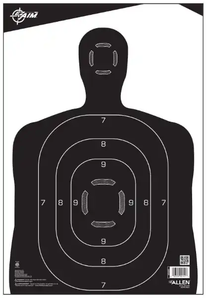 EZ Aim 12" Silhouette Target
