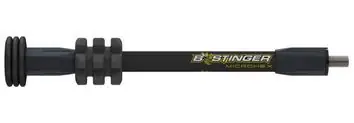 8 Inch MicroHex Stabilizer in Matte Black by BeeStinger