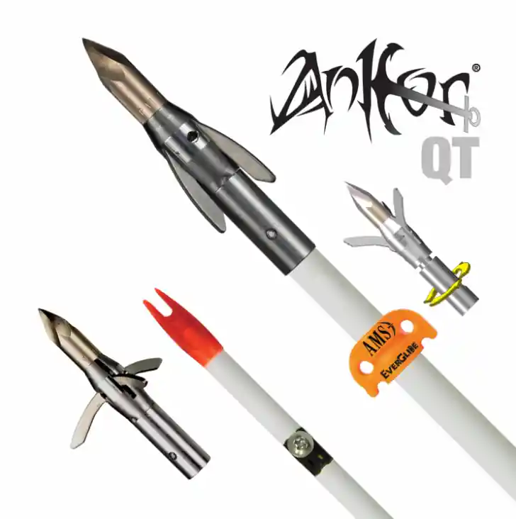 AMS AnKor QT Fiberglass Arrow WHT