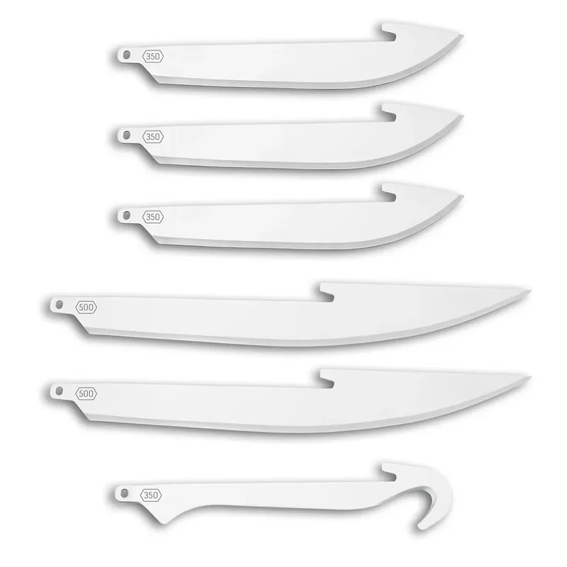 5" 6 Pack Razor-Safe Combo Blade Set by Outdoor Edge