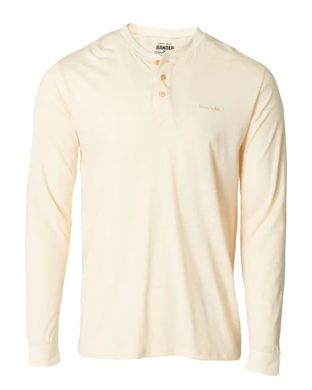 Brush Creek Henley Button Up Long Sleeve Shirt by Banded