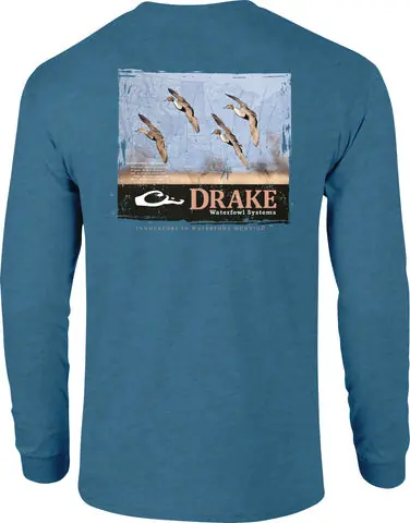Sprig Map Long Sleeve Tee by Drake Waterfowl