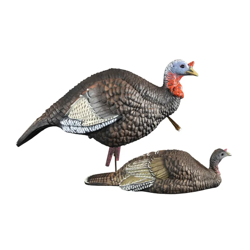 Hard Body Quarter Strut Jake & Jill Turkey Decoy Combo by Hidgon Outdoors