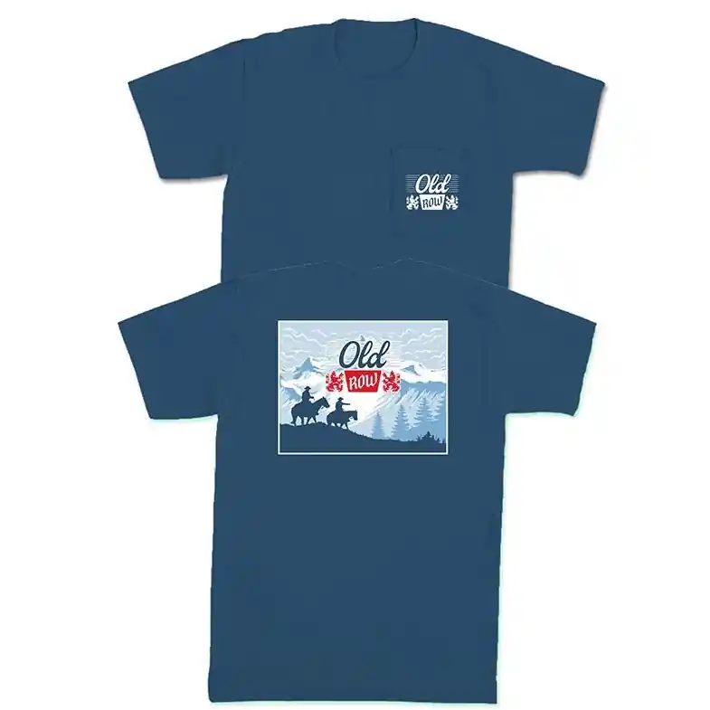 Banquet Short Sleeve Pocket Tee Shirt by Old Row