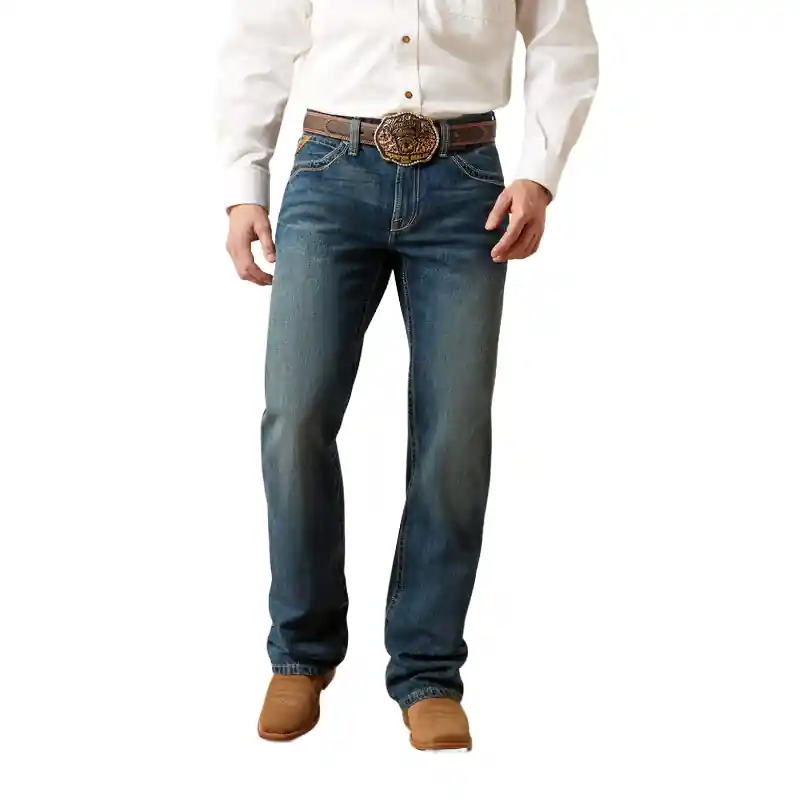 Men‘s M4 Low Rise Boundary Boot Cut Jeans by Ariat
