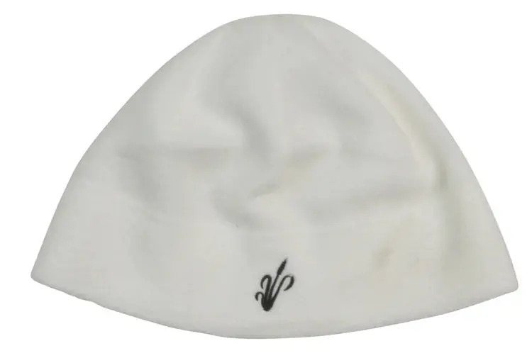 Men‘s White Fleece Skull Cap Beanie by Avery