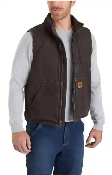 Sherpa Lined Mock Neck Vest by Carhartt