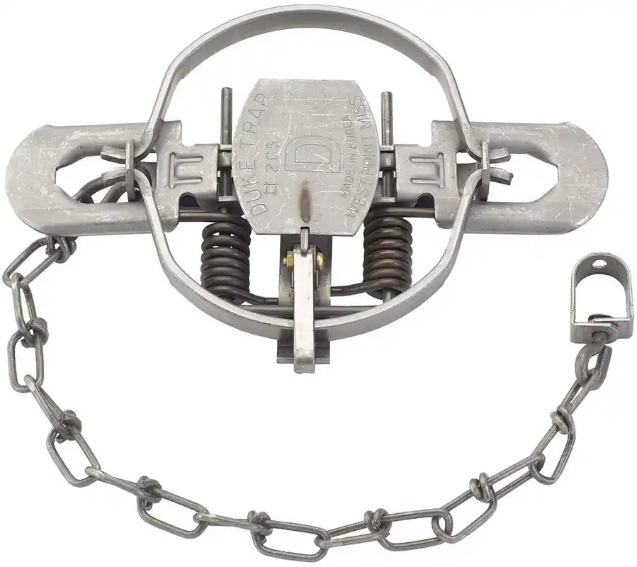 Duke 2 Coil Spring Trap Steel Silver by Duke Company