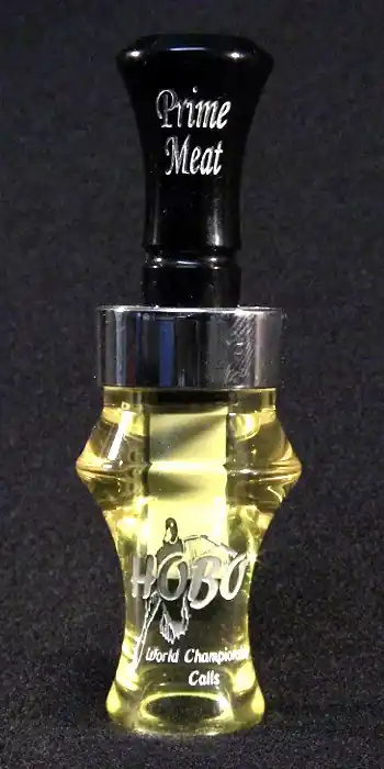 Prime Meat Acrylic Single Reed Duck Call by Hobo Duck Calls