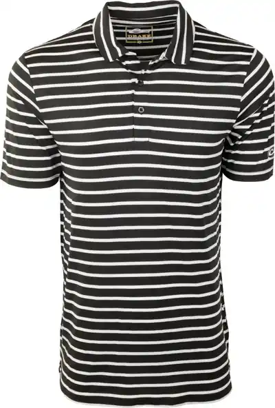 Men‘s Performance Stretch Short-Sleeve Striped Polo by Drake Waterfowl