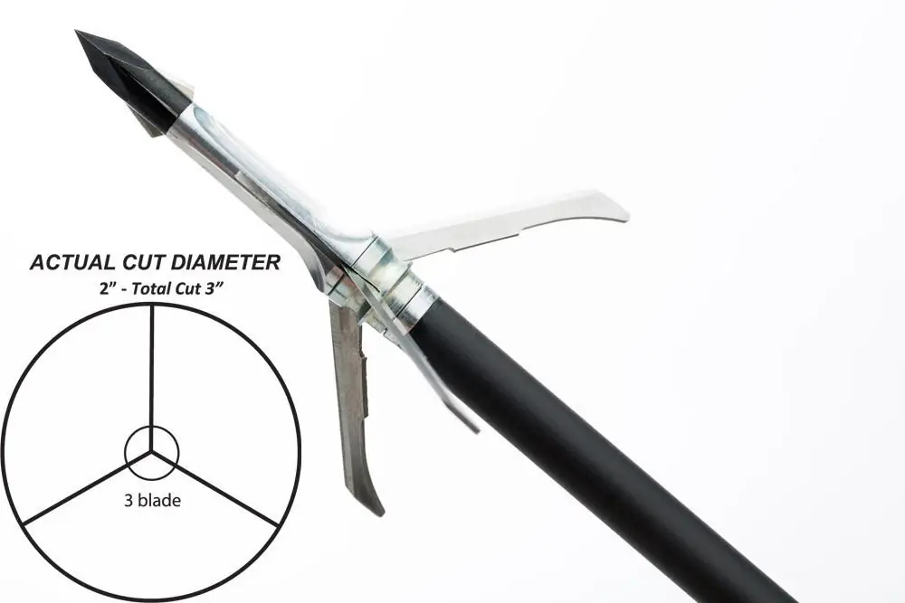 Razortip Whitetail Special 100gr 3 Blade Broadhead by Grim Reaper