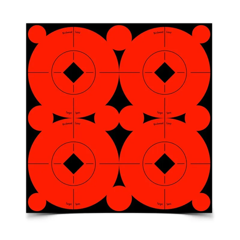 40 3 Inch Target Sports Orange Targets with 100 Pasters by Birchwood Casey
