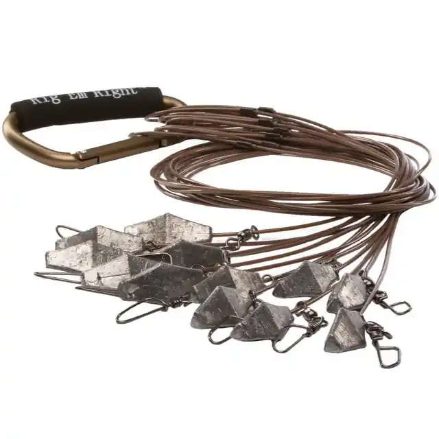 66 inch 6 Ounce Xtreme Coated Cable Decoy Anchors by Rig Em Right