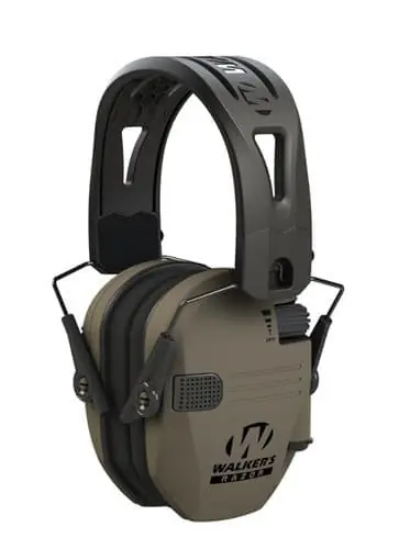 FDE Razor Tacti-Grip Ear Muffs by Walker‘s Game Ear