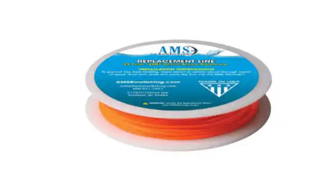 Replacement Line 25 Yards of 200 Weaved Dacron in Orange by AMS Bowfishing
