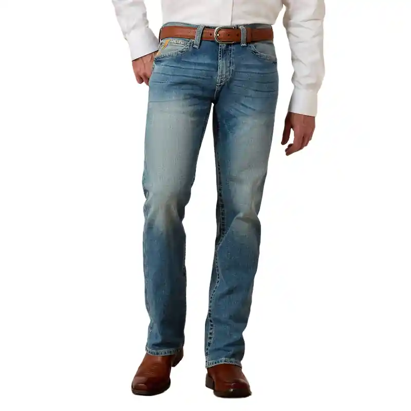 Men‘s M7 Rocker Stretch Stirling Stackable Straight Leg Jeans by Ariat