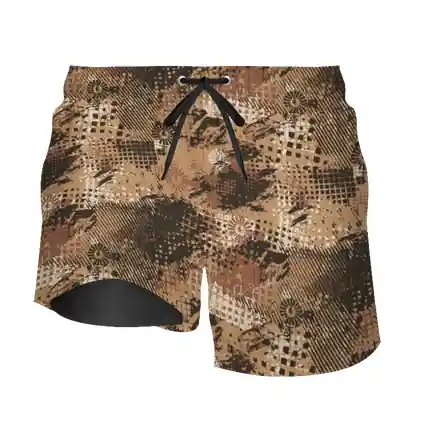 New Age Camo Lined Swim Trunks by Old South