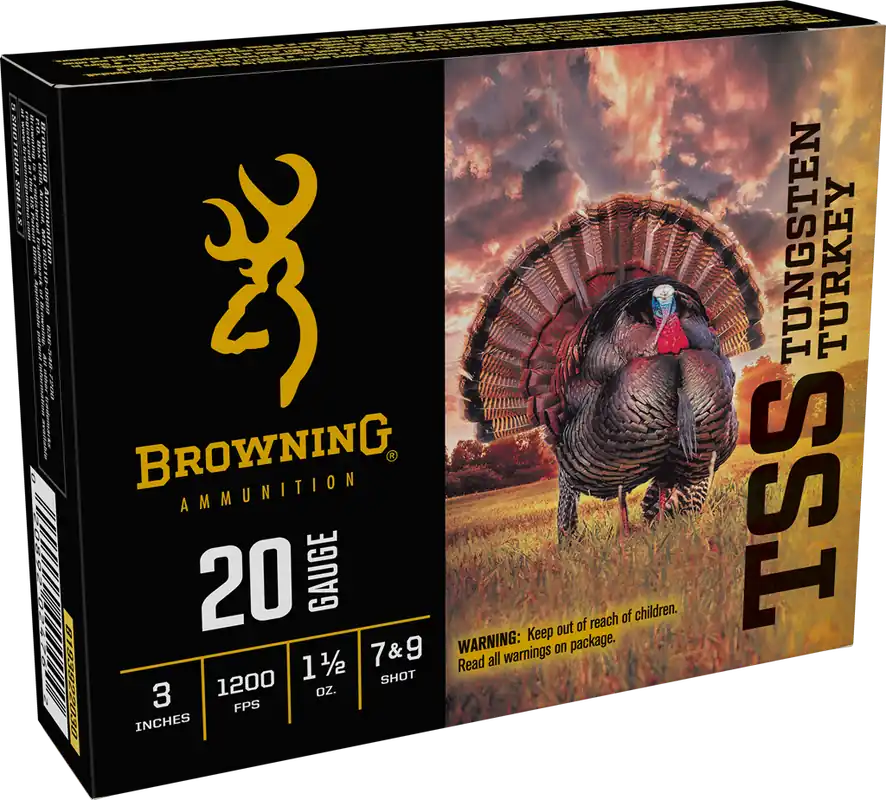 Browning 1200fps 20 Gauge 3" 1-1/2oz 7&9 TSS Turkey Shotgun Ammunition