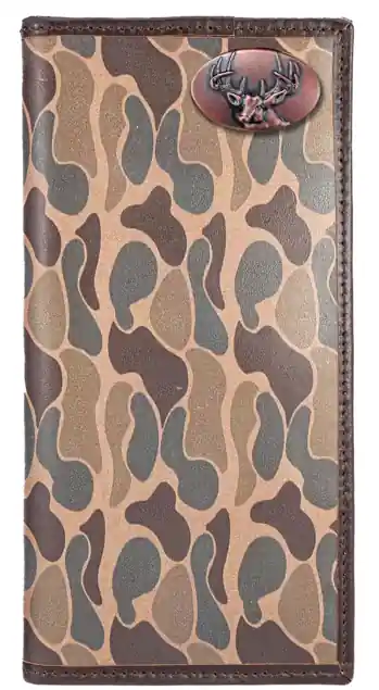 Old School Camo Secretary Wallet by Zeppelin Products