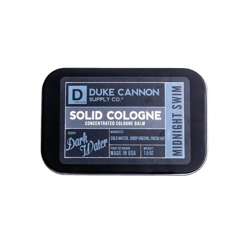 Solid Cologne Mdnight Swim by Duke Cannon