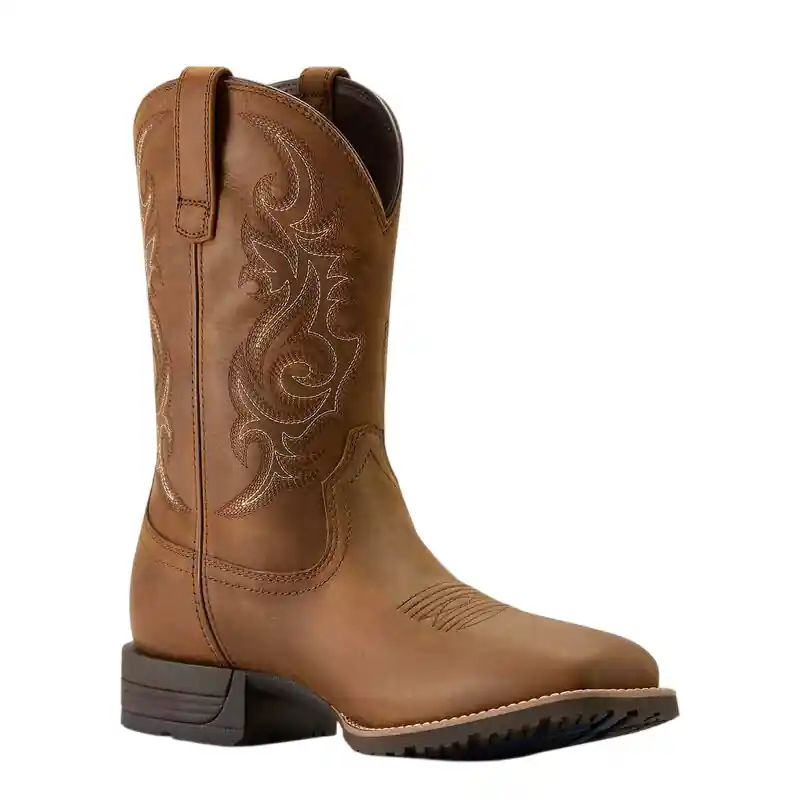 Men‘s Hybrid Ranchway Waterproof Wide Square Toe Cowboy Boots by Ariat