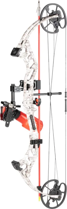 Sucker Punch Pro RTF Bowfishing Bow in Glow and White by Cajun