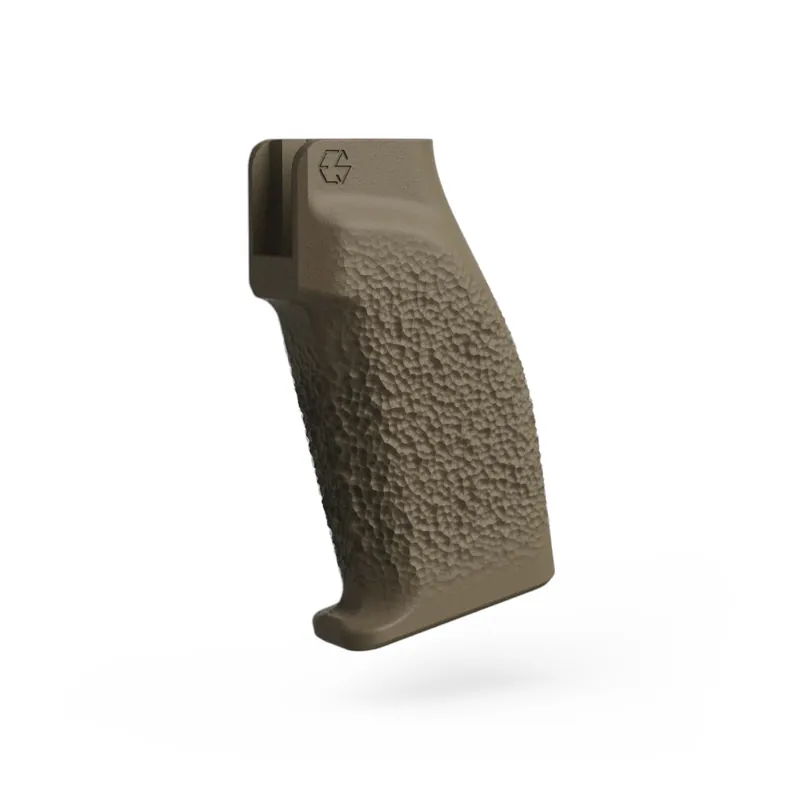 AR Pistol Grip with Coarse Texture in Field Dark Earth by Edgar Sherman Design